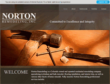 Tablet Screenshot of nortonremodeling.com
